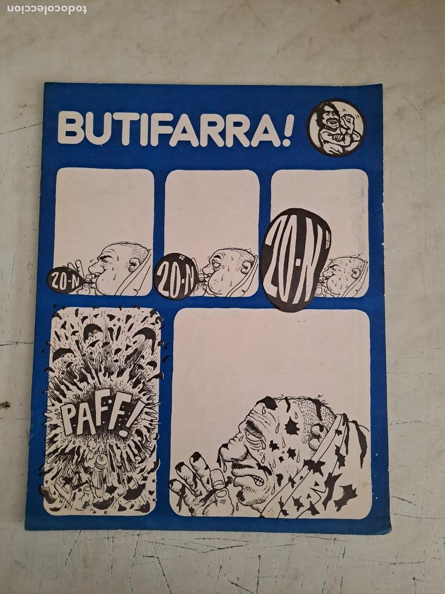 Comics: Butifarra, 20-N, iniciativas editoriales en buen estado Bolsa DA