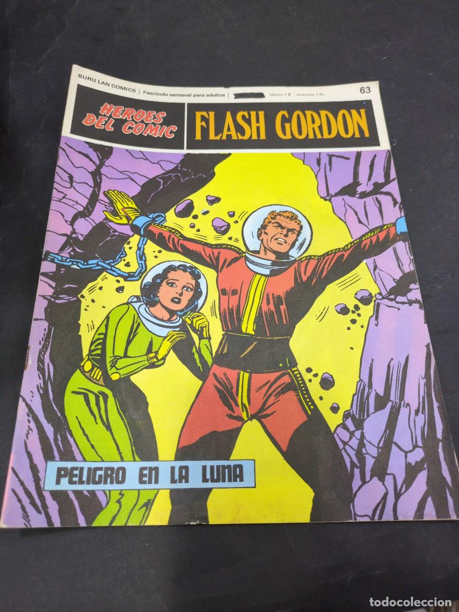 C&oacute;mics: FLASH GORDON N&ordm; 63 A&Ntilde;O 1972 PELIGRO EN LA LUNA - Foto 1
