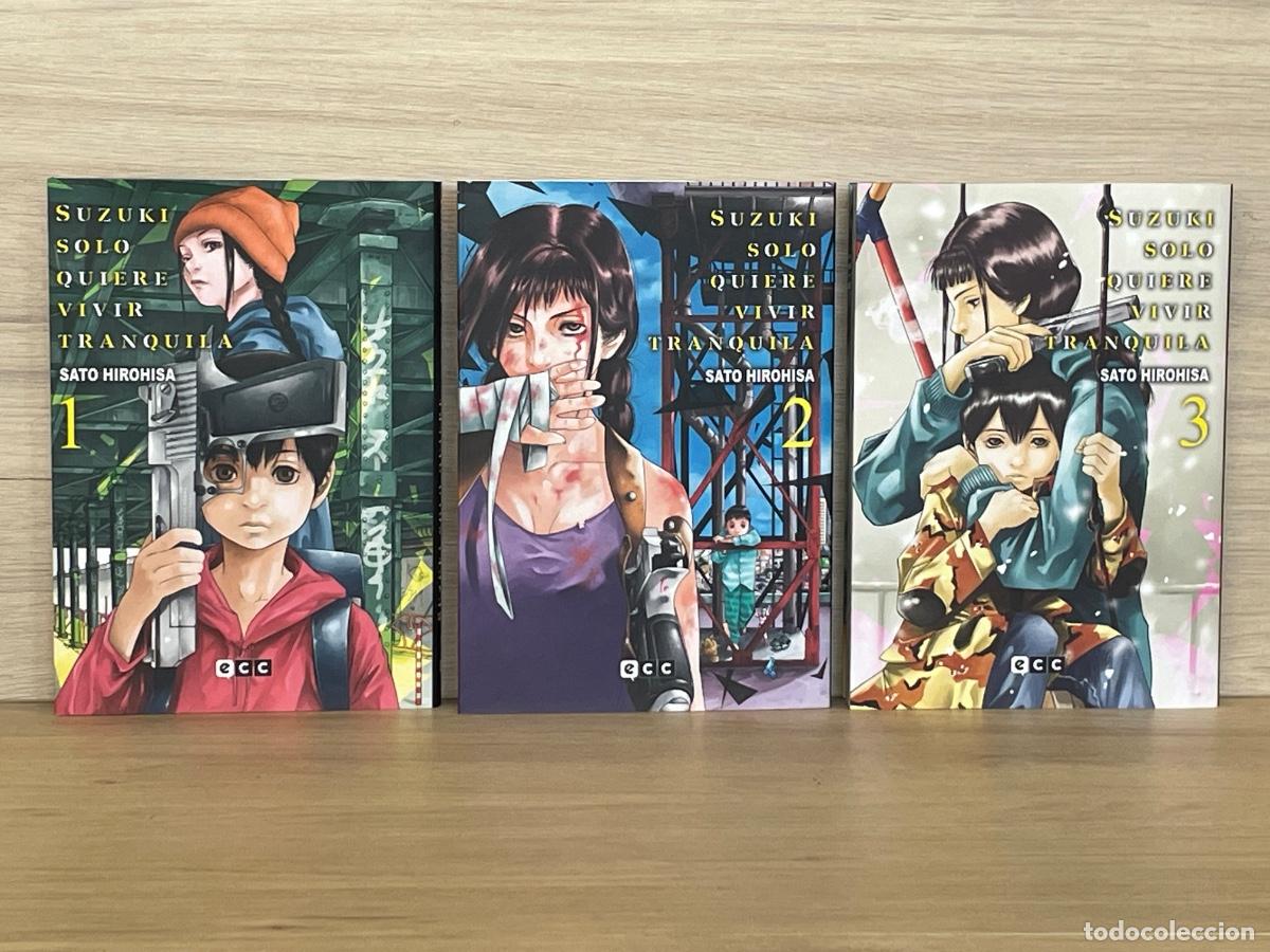 C&oacute;mics: Suzuki solo quiere vivir tranquila / Completo 3 vol&uacute;menes / Sato Hirohisa