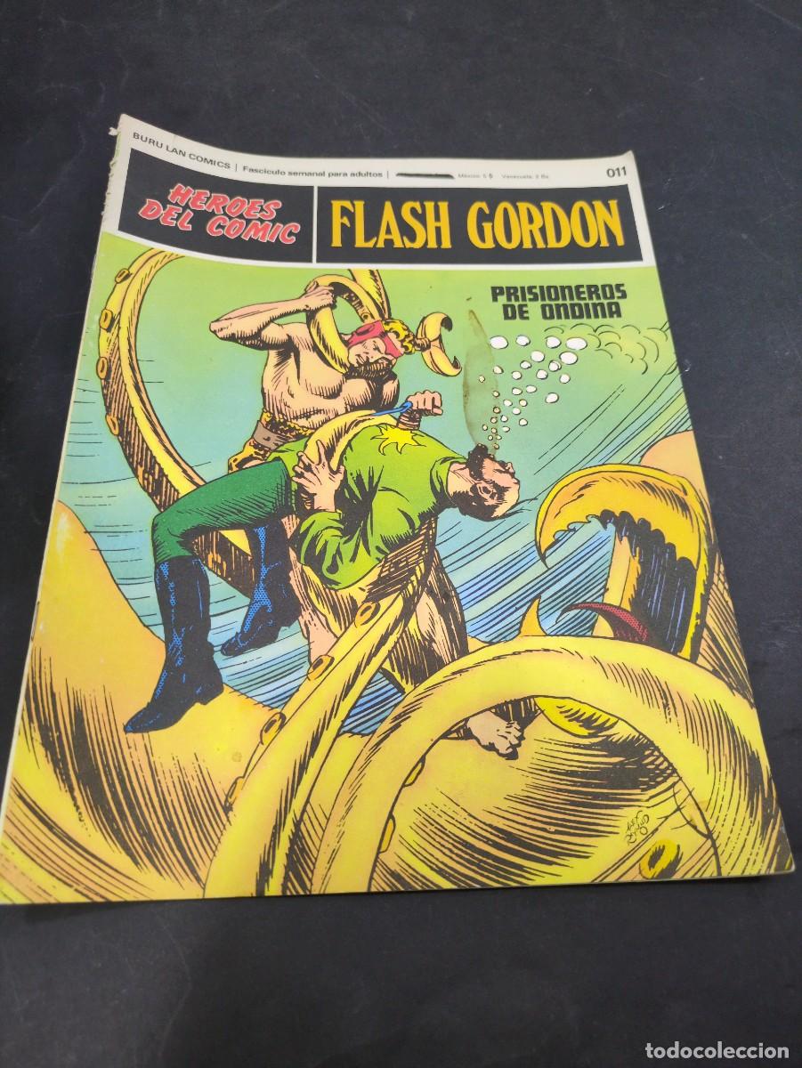 C&oacute;mics: BURULAN HEROES DEL COMIC FLASH GORDON NUMERO 011 NORMAL ESTADO - Foto 1