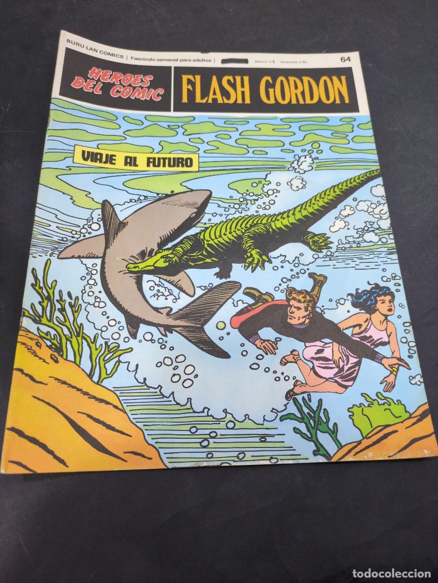 C&oacute;mics: HEROES DEL COMIC - FLASH GORDON - N&ordm; 64 - EDICIONES BURU LAN. - Foto 1