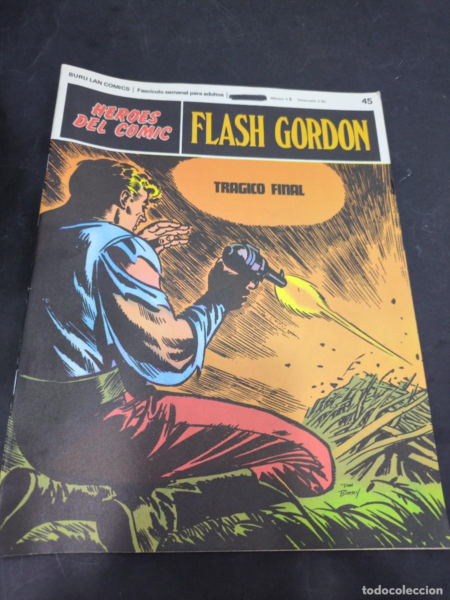 C&oacute;mics: HEROES DEL COMIC - FLASH GORDON - N&ordm; 45 - EDICIONES BURU LAN.