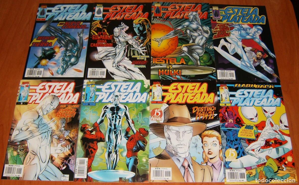 C&oacute;mics: ESTELA PLATEADA. Vol. 3 Forum. 01 a 16 N&uacute;meros LOTE y 18 19 22 23 24 25 N&uacute;m.SUELTOS