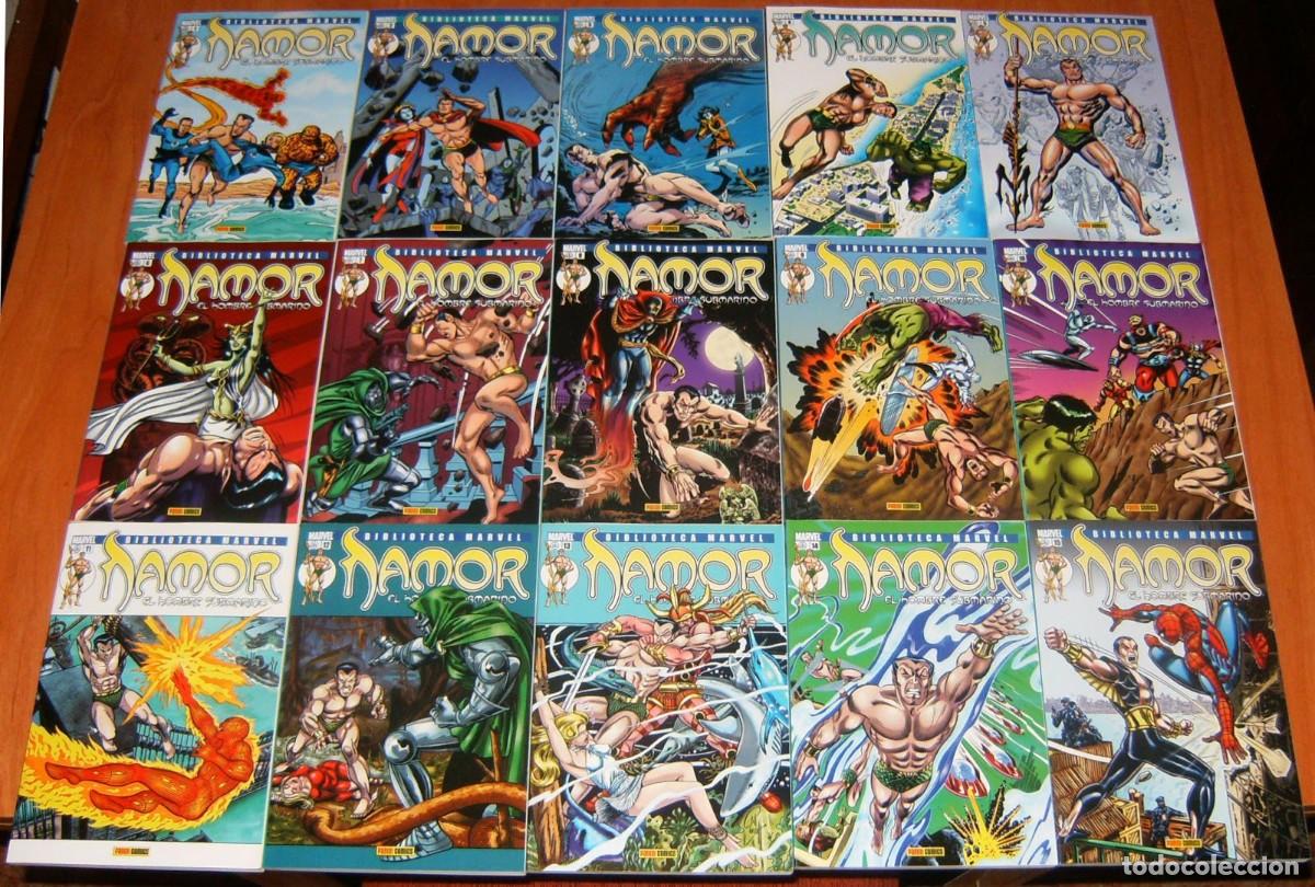 C&oacute;mics: NAMOR BIBLIOTECA MARVEL 01 a 15, Forum, COMPLETA
