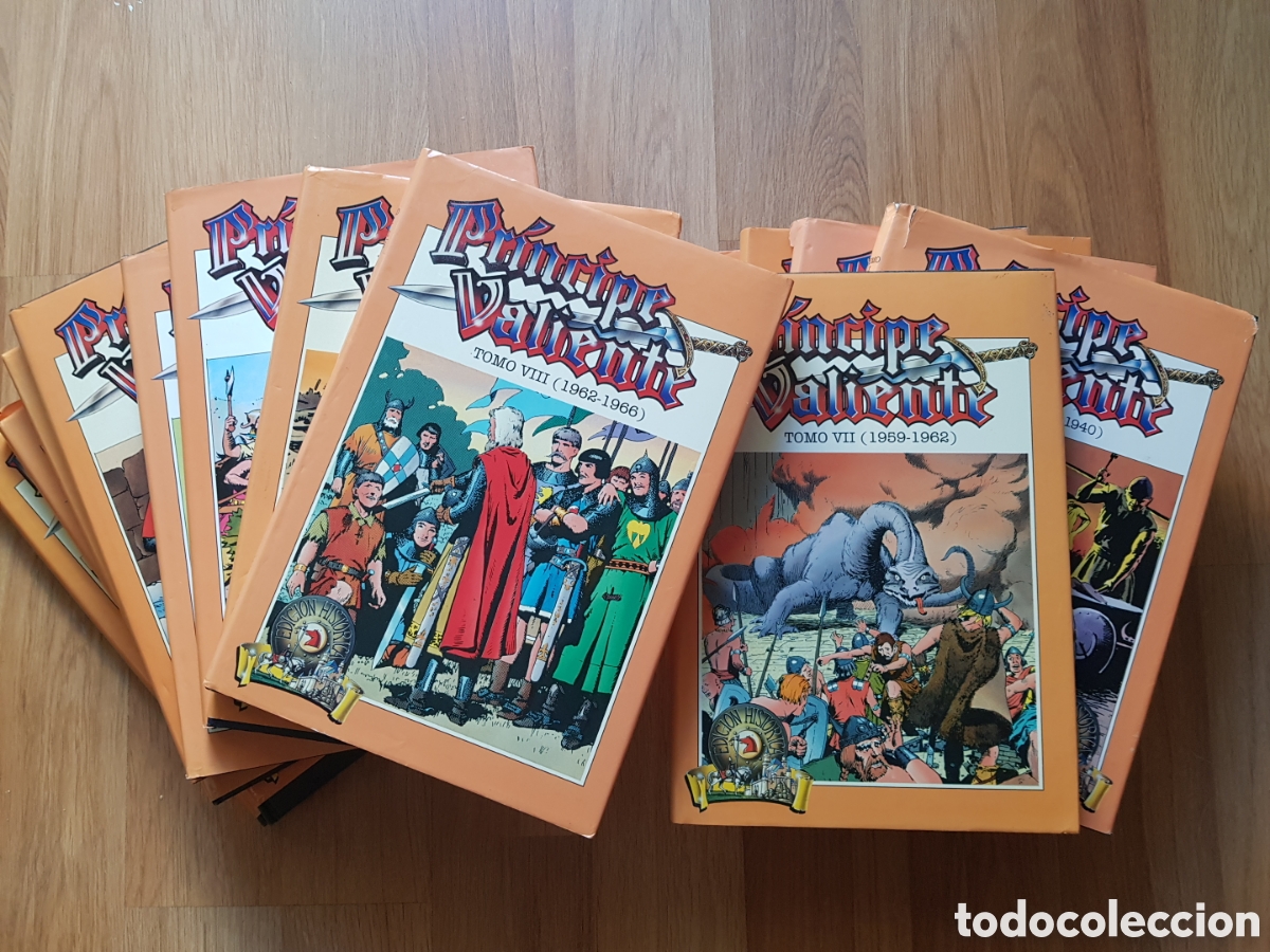 C&oacute;mics: El Pr&iacute;ncipe Valiente. Edici&oacute;n Hist&oacute;rica. 15 tomos. Harold R Foster.