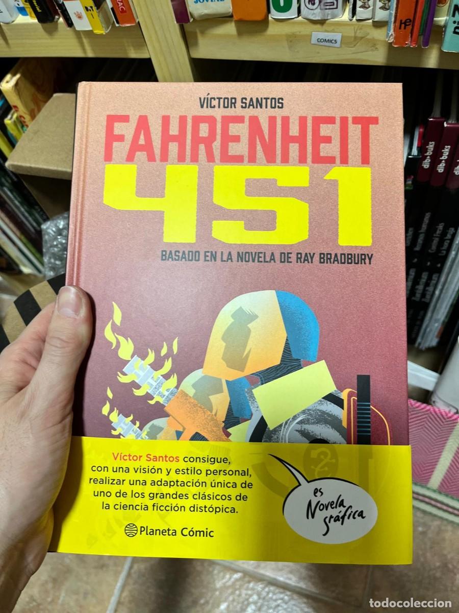 C&oacute;mics: C&Oacute;MICS Fahrenheit 451 &ndash; V&iacute;ctor Santos. basada en la obra de Ray Bradbury. dedicado y firmado