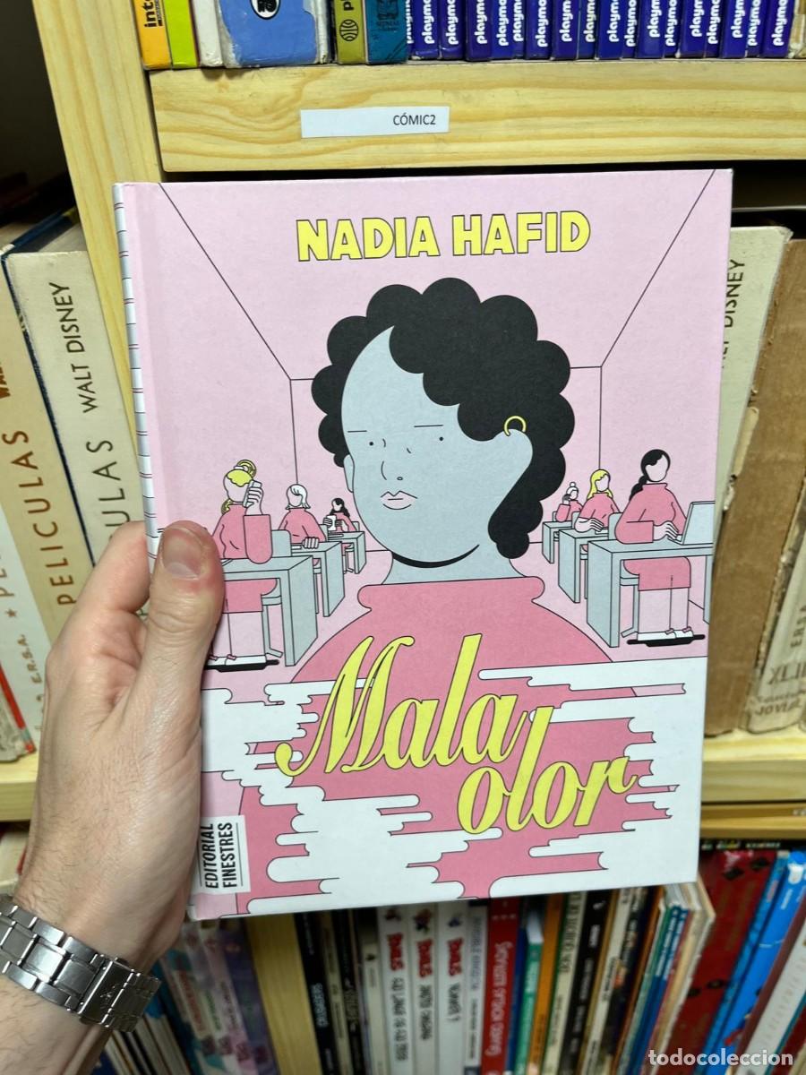 C&oacute;mics: C&Oacute;MIC2 Mala olor &ndash; Nadia Hafid. firmado y dedicado por la autora, en catalan, finestres