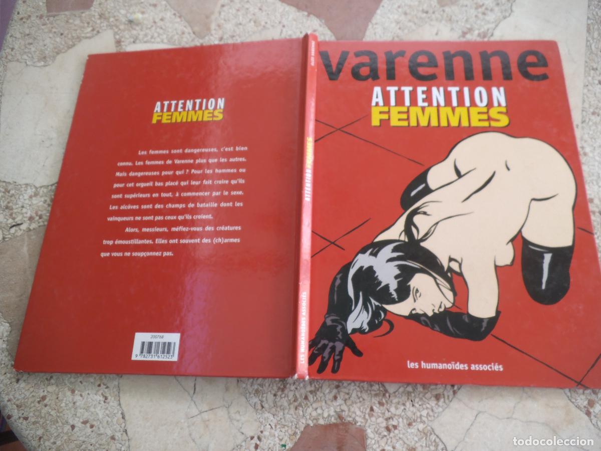 C&oacute;mics: varenne, attention femmes, les humanoides associes, en frances, b/n, 25x33, 1996, erotico