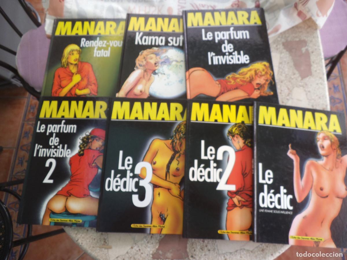 C&oacute;mics: lote manara 7 libros en frances, le declic 1,2,3, le parfum de l'invisible 1,2,kamasutra, erotica,
