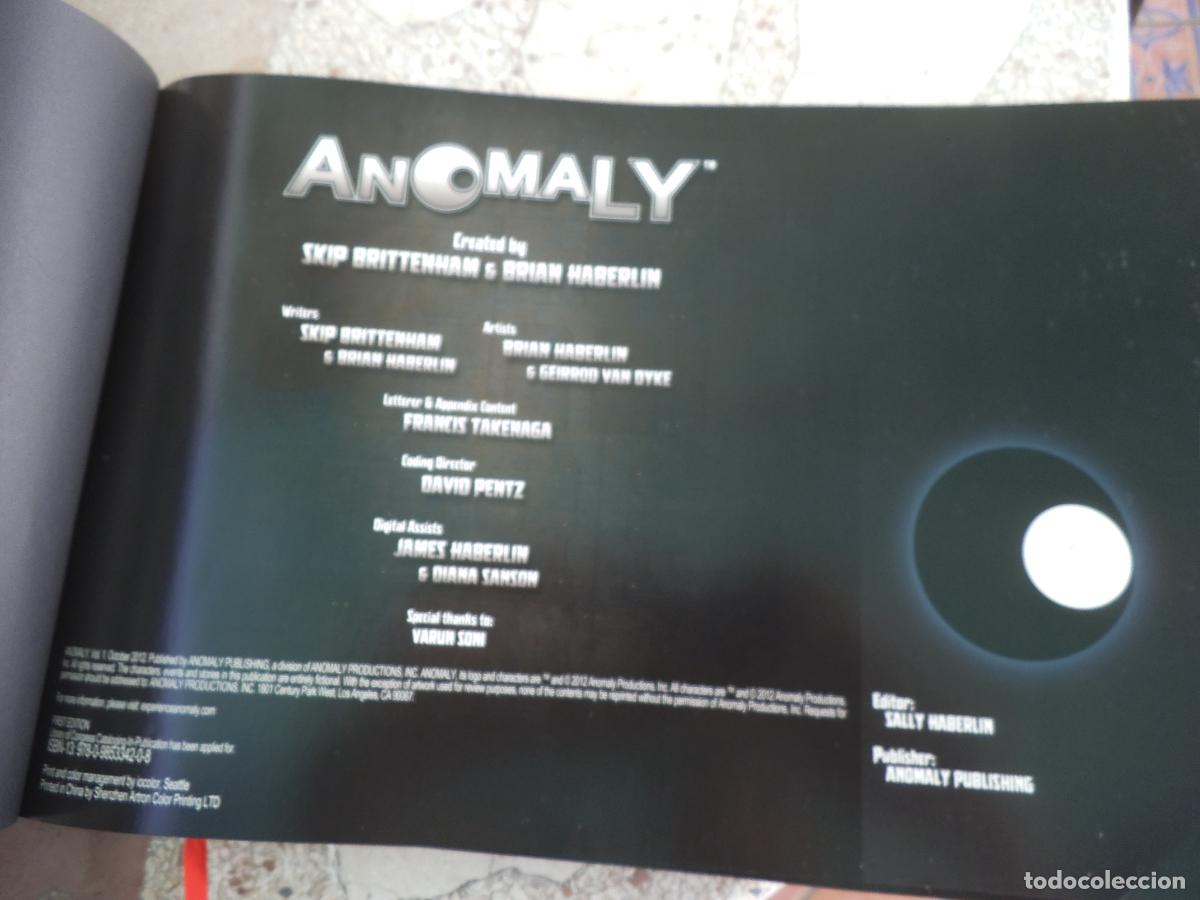 C&oacute;mics: libro comic, anomaly, skip brittenham & brian haberlin, ilustrado en color magnificos dibujos muchos