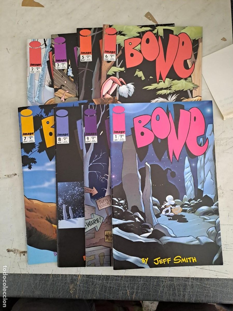 Comics: Bone 8 n&uacute;meros, Image en muy buen estado Bolsa DA