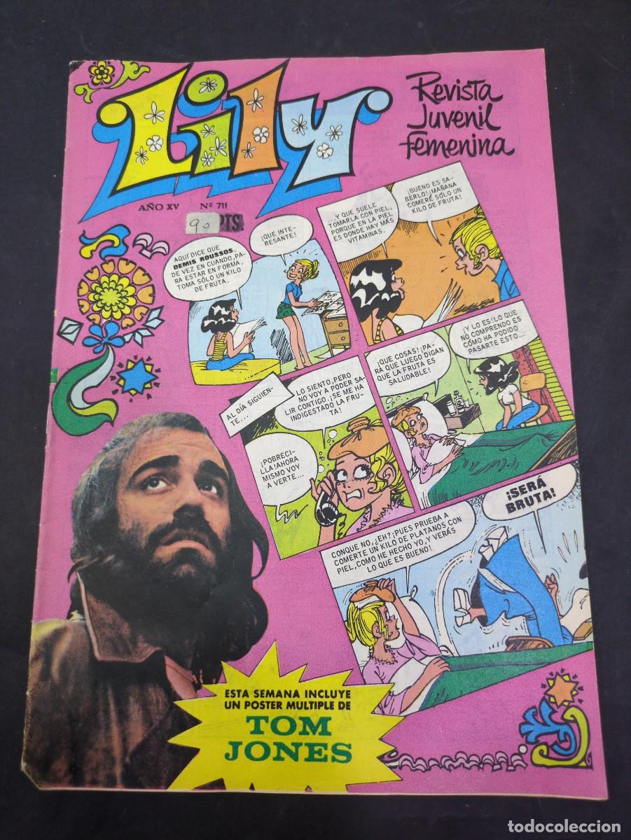 C&oacute;mics: LILY - N&ordm; 711 - A&Ntilde;O XV - CON POSTER DE TOM JONES - BUEN ESTADO - BRUGUERA