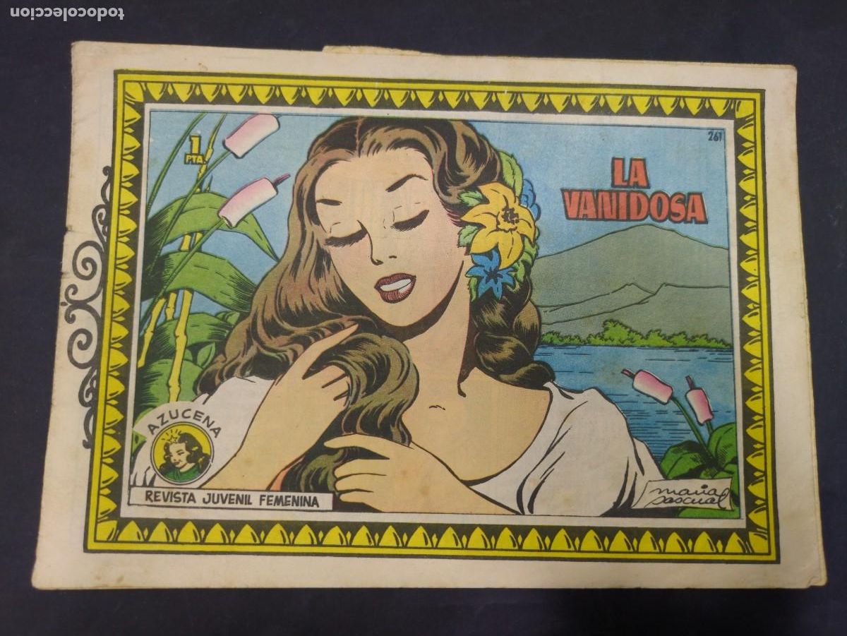 Comics: COLECCION AZUCENA N&ordm; 261 REVISTA JUVENIL FEMENINA - LA VANIDOSA - ED. TORAY A&Ntilde;OS 50