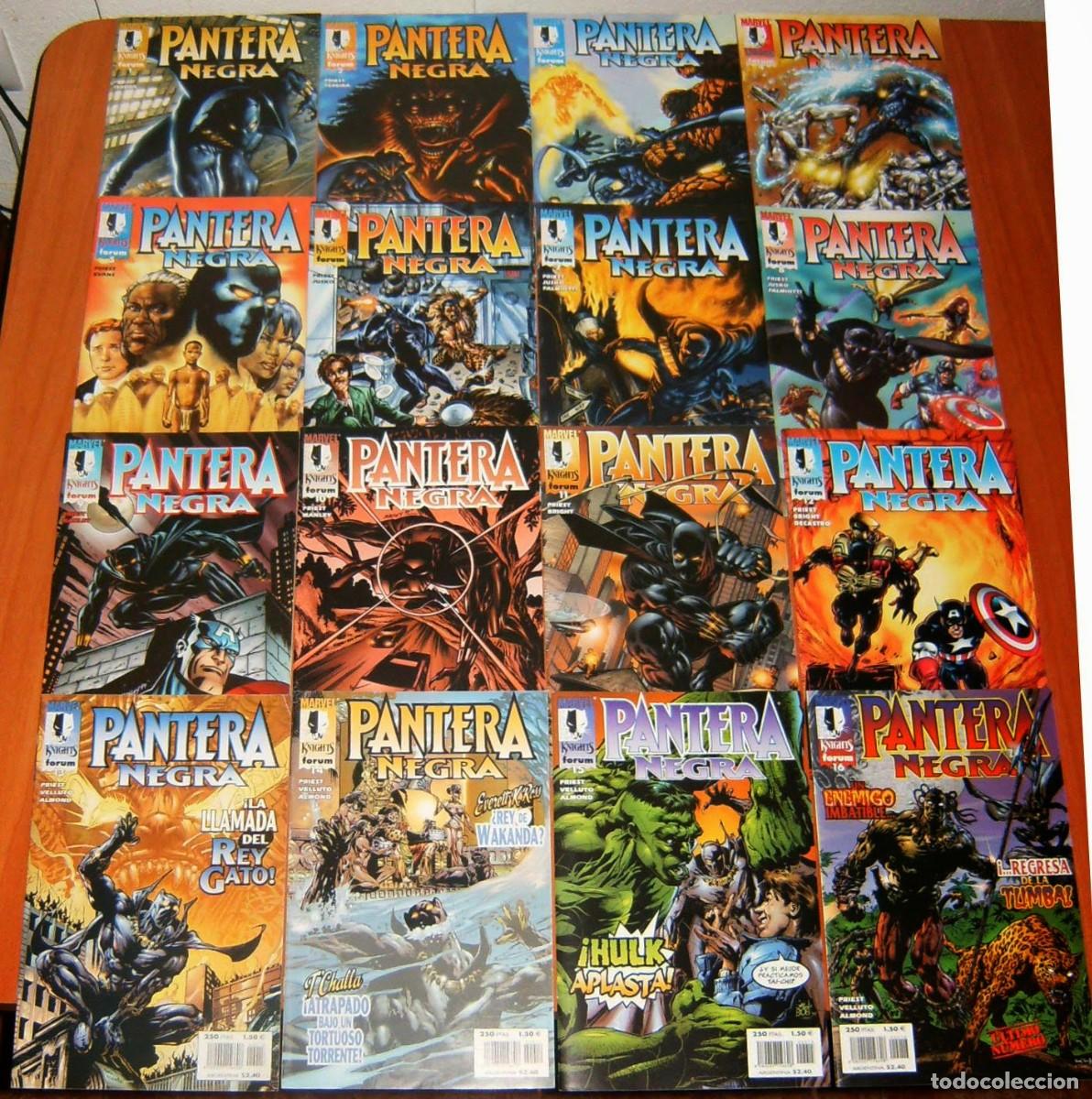 C&oacute;mics: PANTERA NEGRA Vol.1, 1 a 16, Forum, COMPLETA - Foto 1