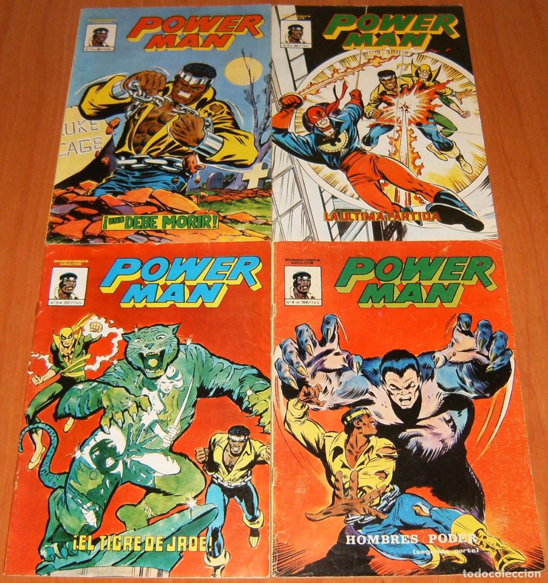 C&oacute;mics: POWERMAN Mundi Comics (V&eacute;rtice) 01 a 04 y POWERMAN Surco (V&eacute;rtice) 01 a 10