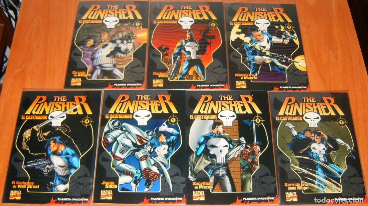 C&oacute;mics: EL CASTIGADOR Coleccionable 1 a 7 y OBRAS MAESTRAS 1 Y 2 JIM LEE
