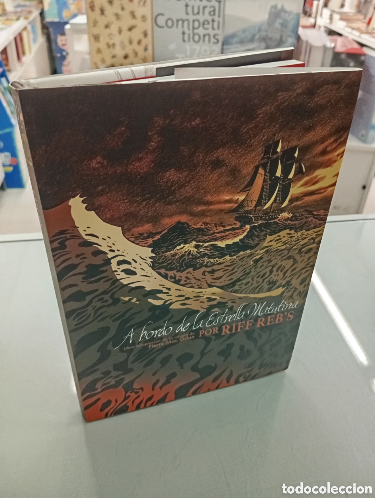 C&oacute;mics: A BORDO DE LA ESTRELLA MATUTINA Riff Reb&acute;S / Pierre Mac Orlan Spaceman Books PERFECTO ESTADO PIRATAS