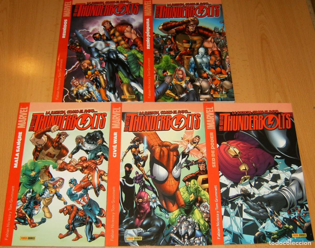 C&oacute;mics: THUNDERBOLTS vol.1 01 a 05 Panini TOMOS. VENGADORES vs THUNDERBOLTS La causa de la justicia