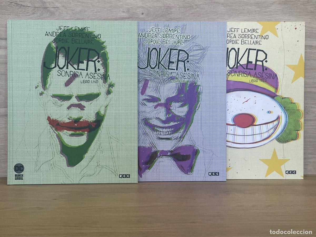C&oacute;mics: Joker: Sonrisa asesina / Completa 3 vol&uacute;menes / Jeff Lemire, Andrea Sorrentino, Jordie Bellaire