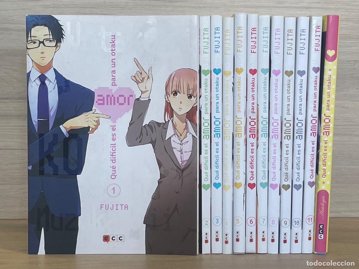 C&oacute;mics: Qu&eacute; dif&iacute;cil es el amor para un otaku / Completo 11 vol&uacute;menes + Antologia / Fujita