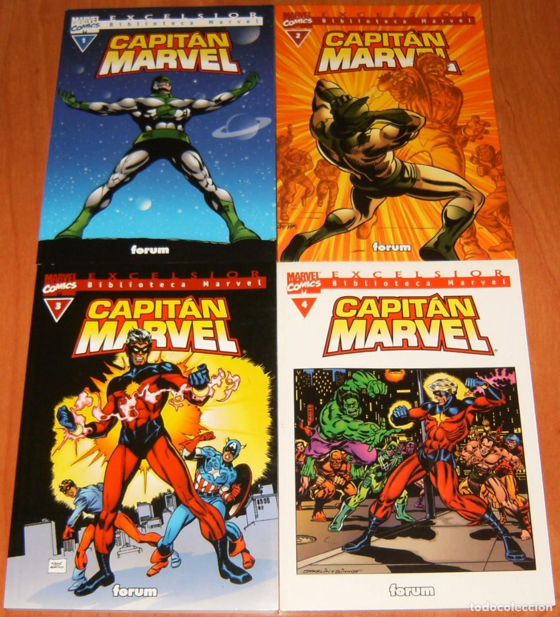 C&oacute;mics: BIBLIOTECA MARVEL CAPITAN MARVEL 1 a 10 COMPLETA - CAPITAN MARVEL Vol.2 Forum Panini 1 a 8 COMPLETA