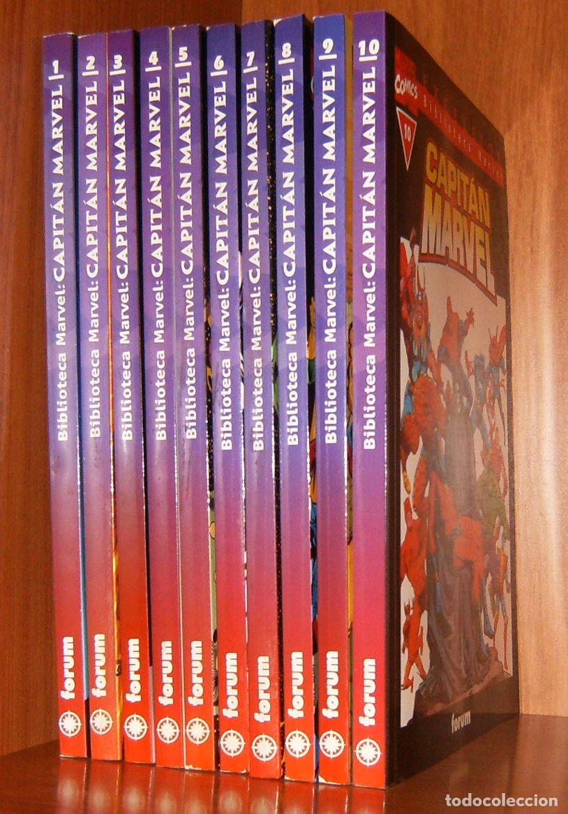C&oacute;mics: BIBLIOTECA MARVEL . CAPITAN MARVEL . 1 2 3 4 5 6 7 8 9 10 COMPLETA - Foto 4