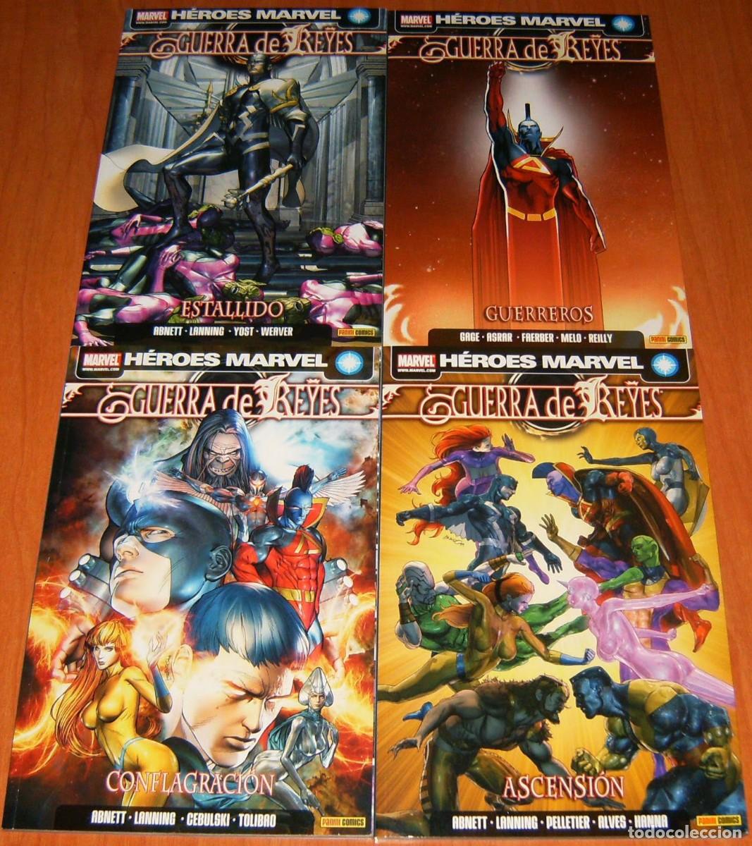 C&oacute;mics: GUERRA DE REYES (INHUMANOS) 1 a 4 COMPLETA - ANIQUILACION 1 (NOVA)