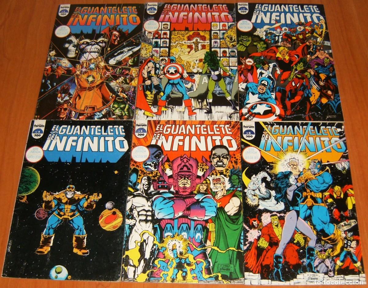 C&oacute;mics: EL GUANTELETE DEL INFINITO 01 a 06 Forum, Miniserie COMPLETA