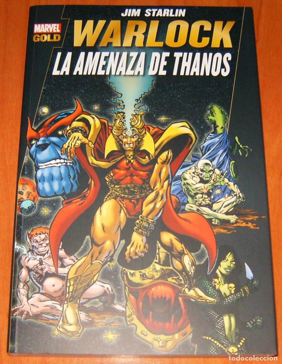 C&oacute;mics: MARVEL GOLD . WARLOCK . LA AMENAZA DE THANOS . Jim Starlin - Foto 1