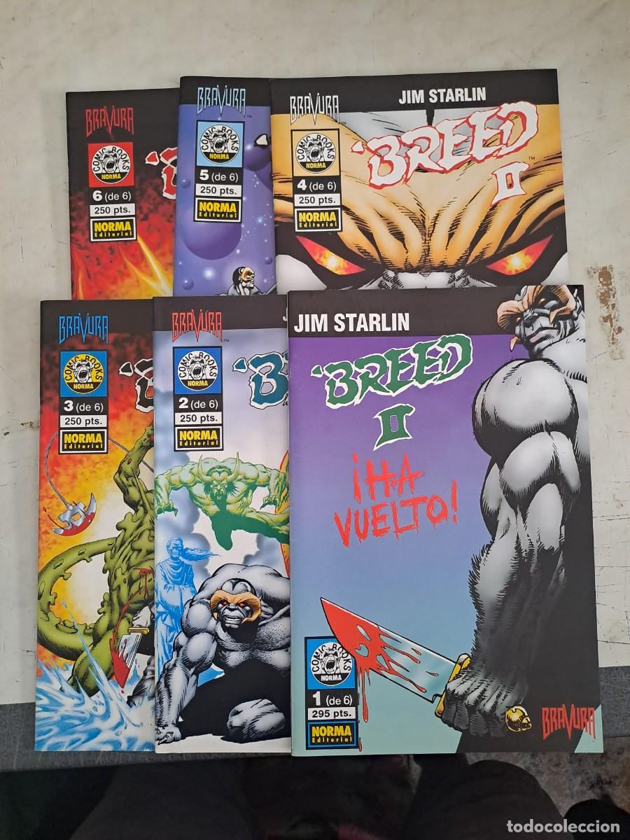 Comics: Breed II completa 6 n&uacute;meros, Norma en muy buen estado Bolsa DA