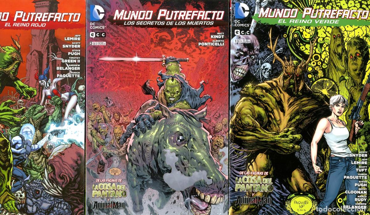 C&oacute;mics: Mundo Putrefacto / DC - Completa 3 num. (2013) - Snyder / Lemire / Tuft / Paquette / Pugh / Cloonan