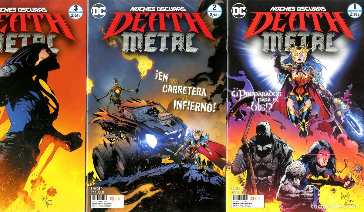 C&oacute;mics: Noches Oscuras Death Metal / DC - Completa 7 num. (2021) - Snyder / Capullo