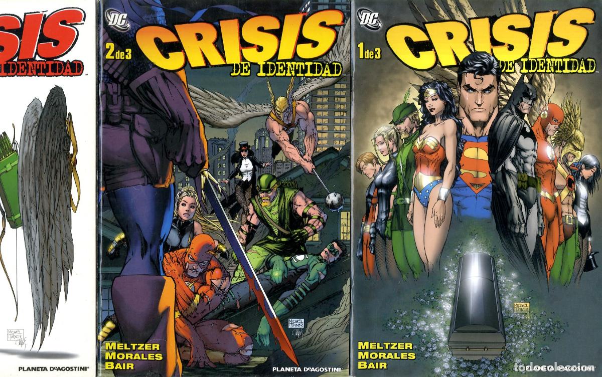 Comics: Crisis de Identidad / DC - Completa 3 num. (Planeta DeAgostini, 2006) - Meltzer / Morales / Bair