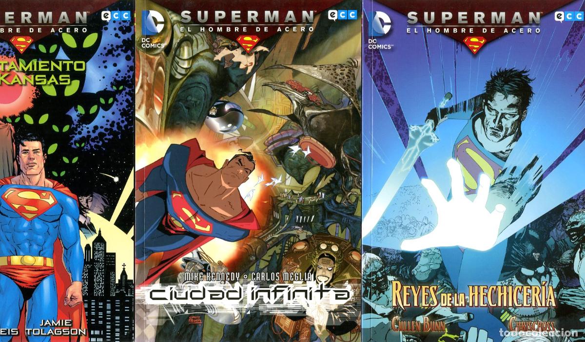 C&oacute;mics: Superman El Hombre de Acero / DC - Completa 3 num. (2013) - Cullen Bunn / Chris Cross