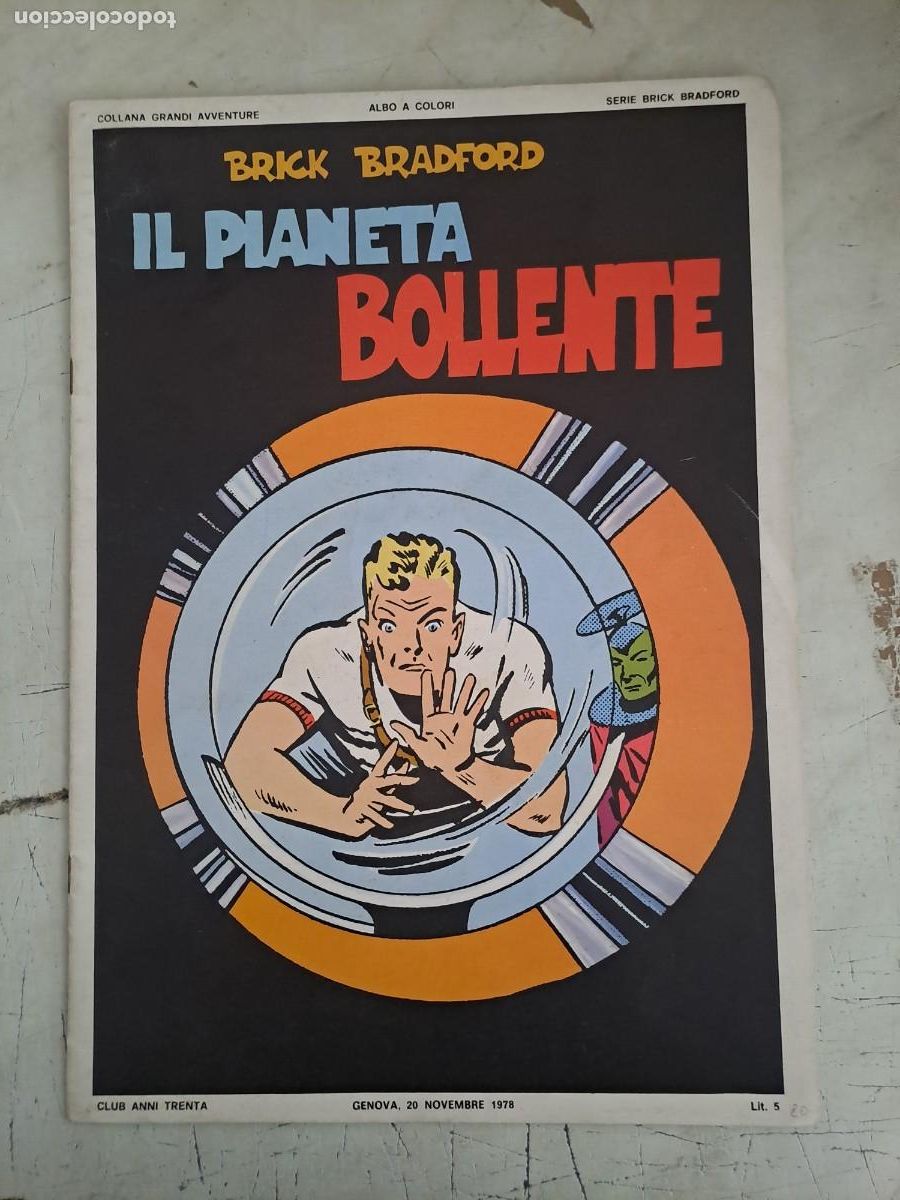 C&oacute;mics: El planeta bollente, serie Brick Bradford Bolsa DA