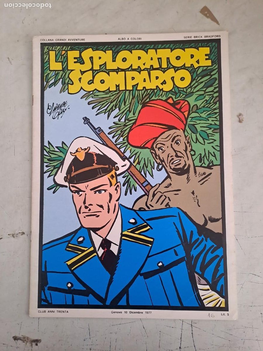 C&oacute;mics: L'esploratore scomparso, serie Brick Bradford Bolsa DA