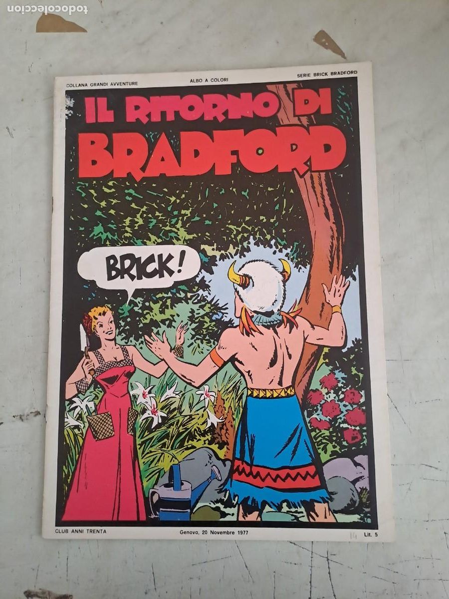 C&oacute;mics: Il ritorno di Bradford, serie Brick Bradford Bolsa DA