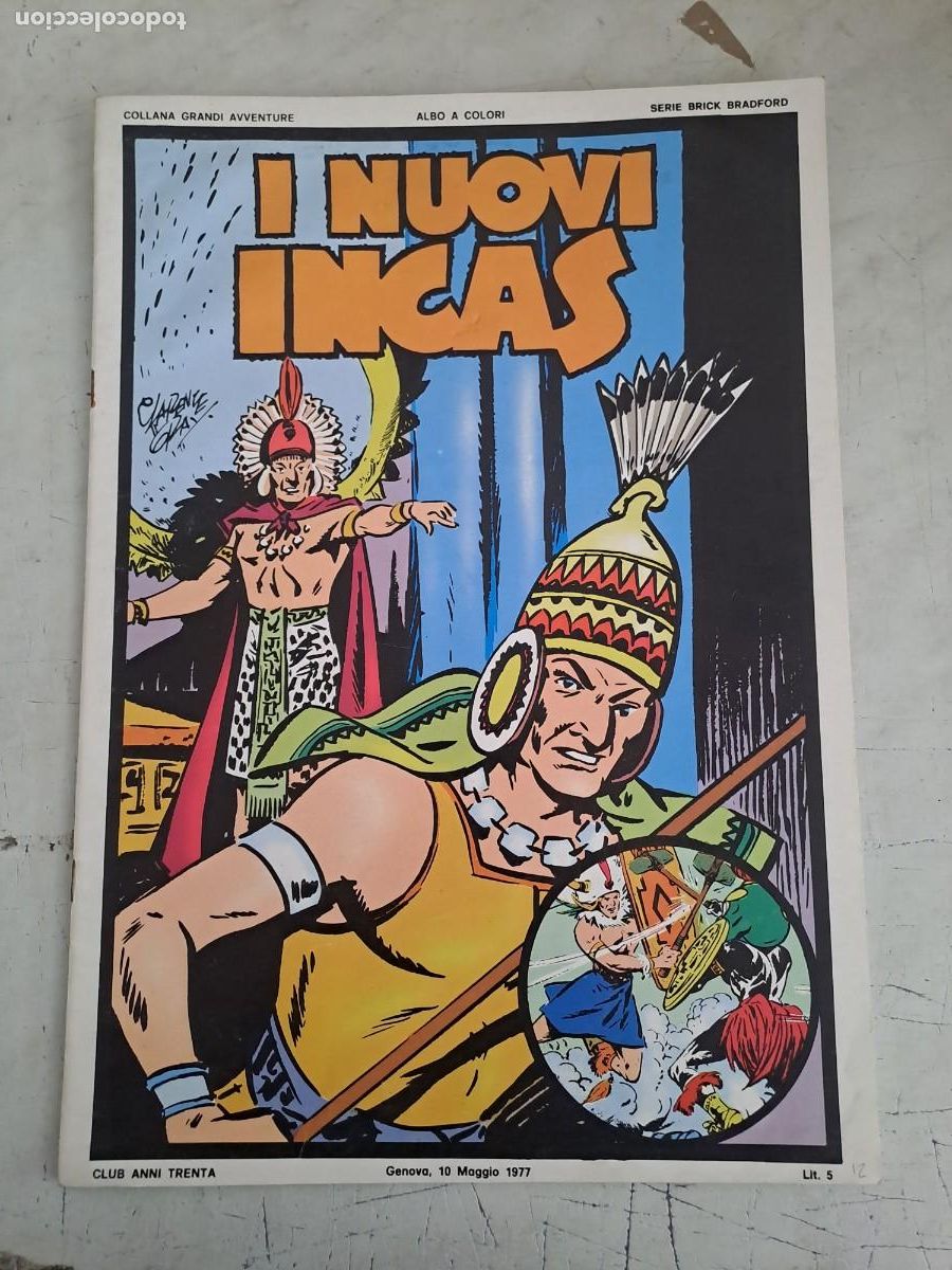 C&oacute;mics: I nuovi Incas, serie Brick Bradford Bolsa DA