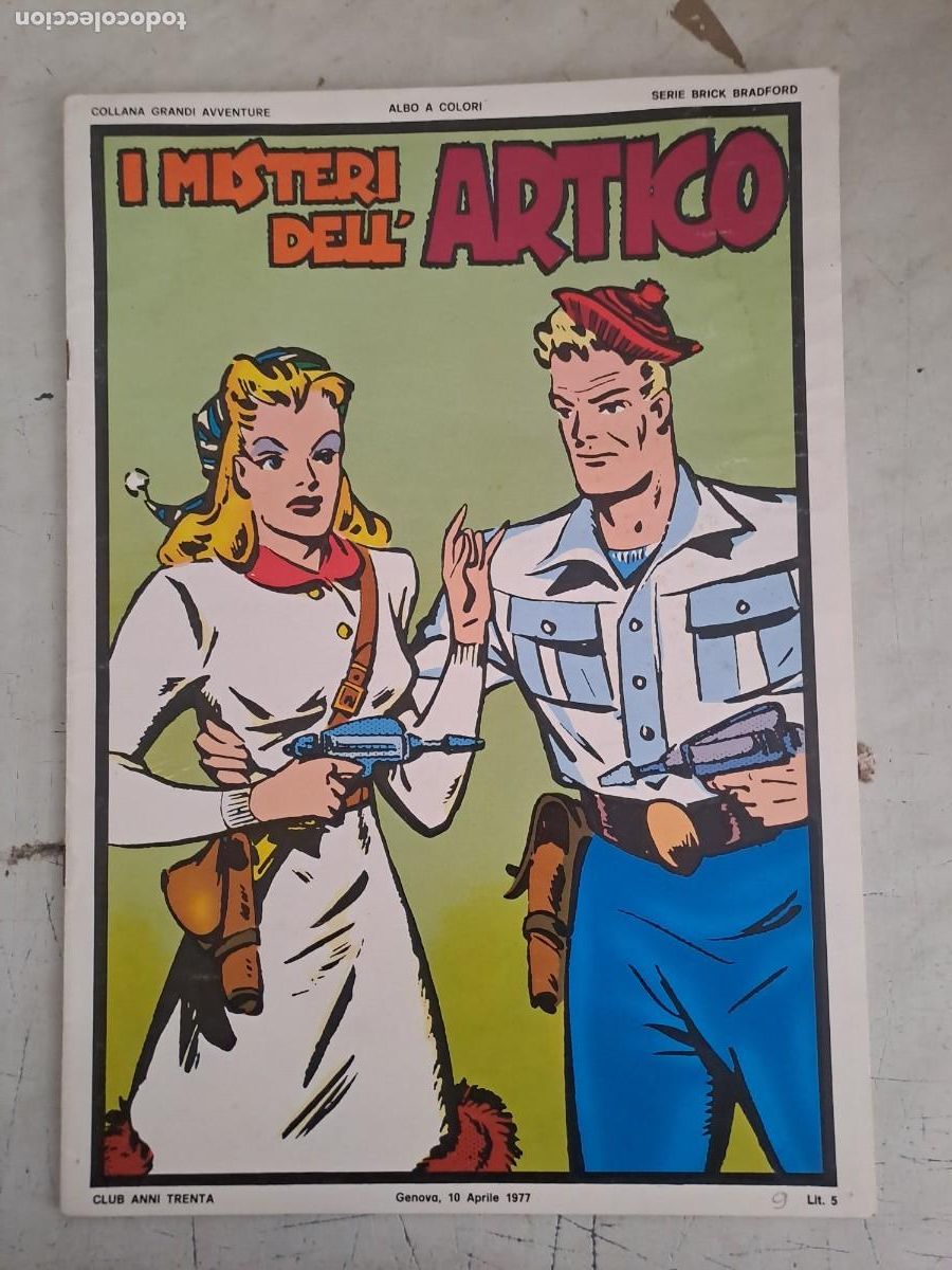 C&oacute;mics: I mister dell artico, serie Brick Bradford Bolsa DA