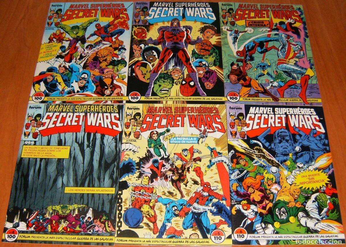 Comics: SECRET WARS y SECRET WARS II Forum 1 a 50 INCOMPLETA