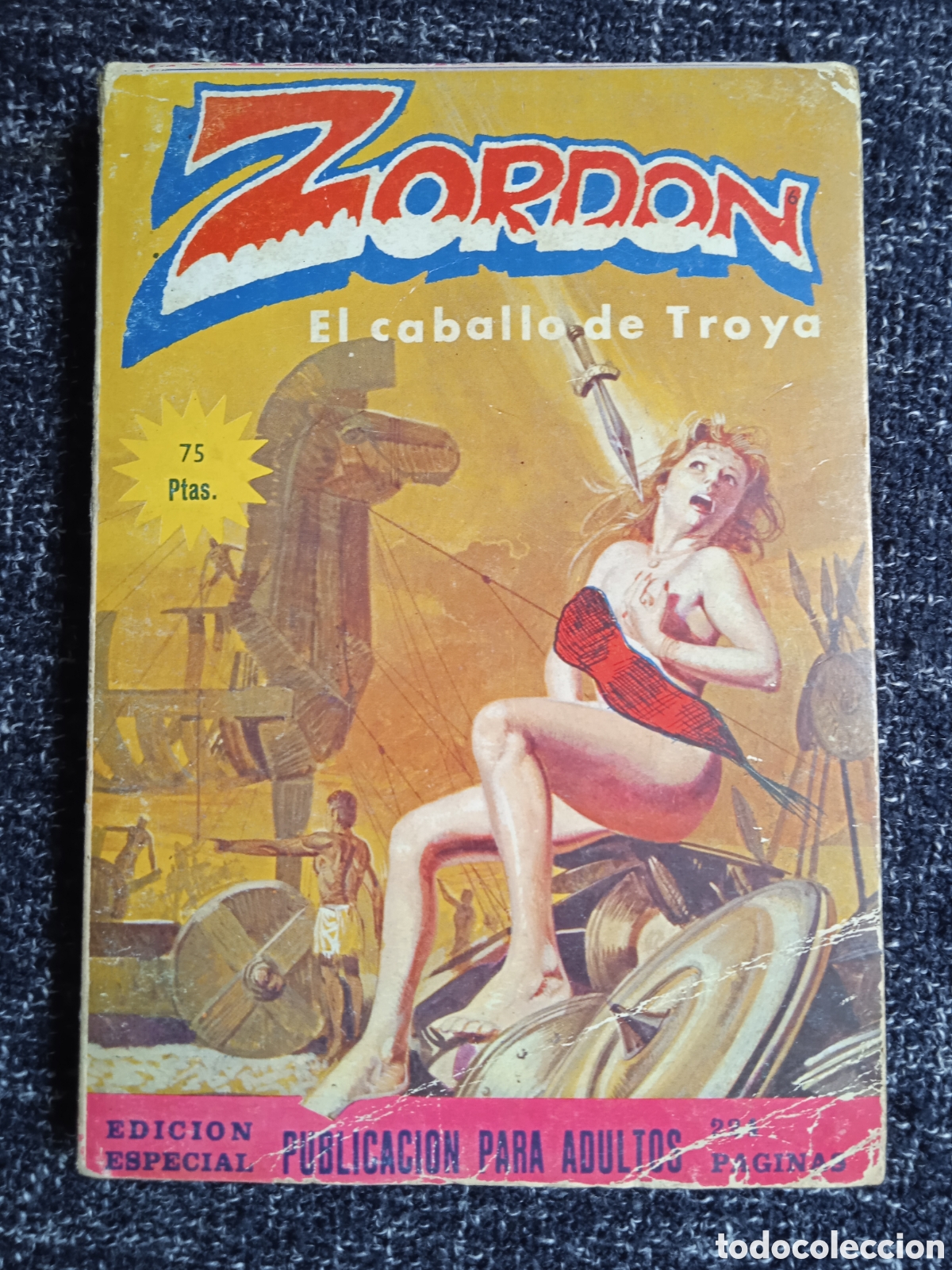 Comics : ZORDON, LA MASACRE - edita : ELVIBERIA - MERCOCOMIC A&Ntilde;OS 70