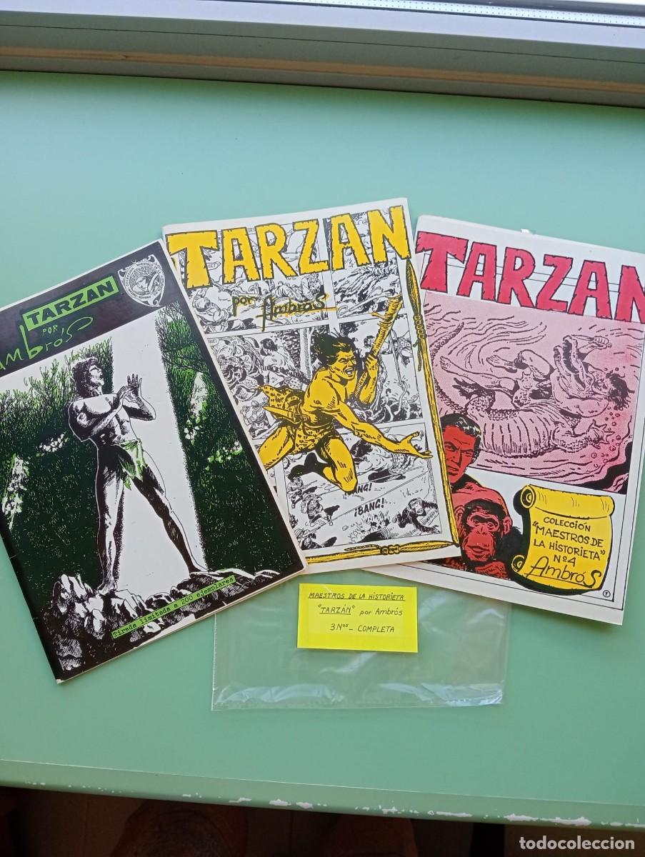 Comics: Colecci&oacute;n Maestros de la Historieta N&ordm; 2, 3 y 4 (Completa). Tarz&aacute;n - Hal Foster