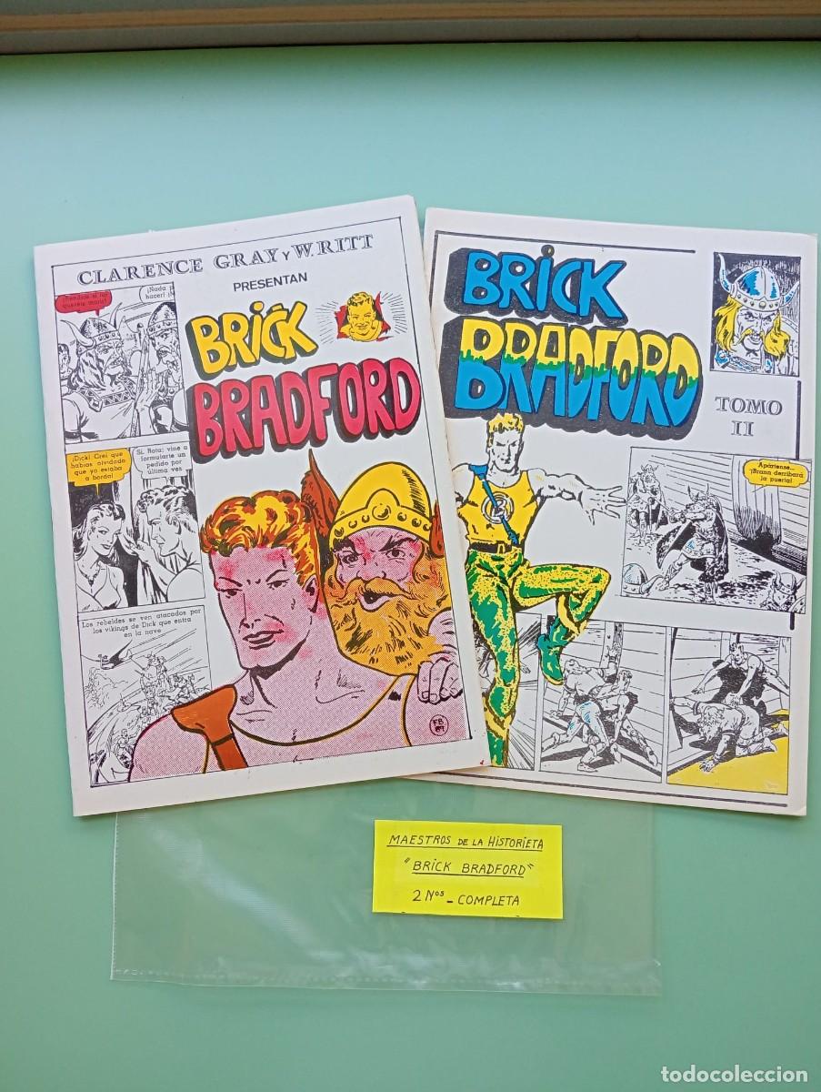 Comics: Colecci&oacute;n Maestros de la Historieta N&ordm; 5 y 6 (Completa). Brick Bradford - Clarence Gray / W. Ritt