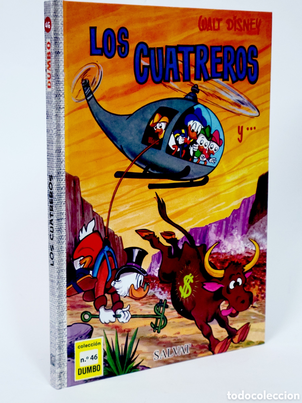 C&oacute;mics: C&Oacute;MIC COLECCI&Oacute;N DUMBO 46 LOS CUATREROS WALT DISNEY SALVAT TAPA DURA DE KIOSCO