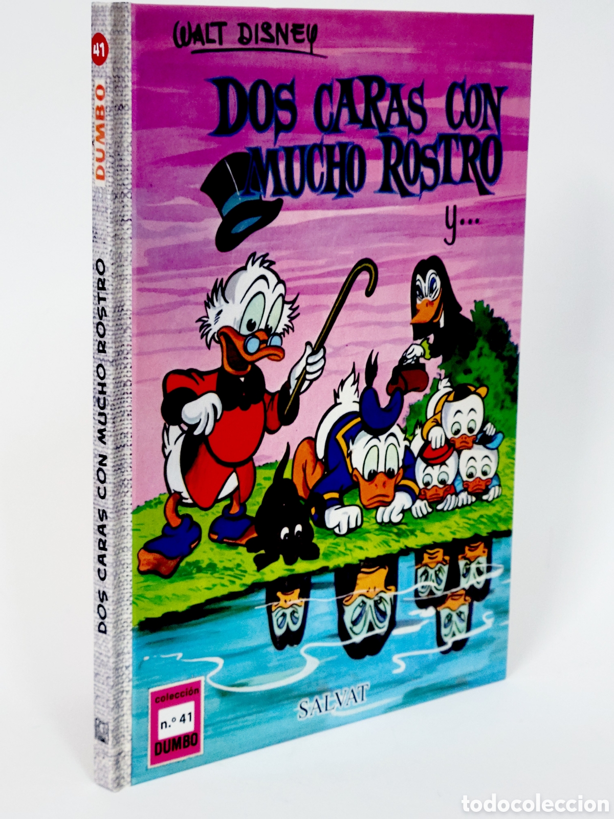 C&oacute;mics: C&Oacute;MIC COLECCI&Oacute;N DUMBO 41 DOS CARAS CON MUCHO ROSTRO WALT DISNEY SALVAT TAPA DURA DE KIOSCO