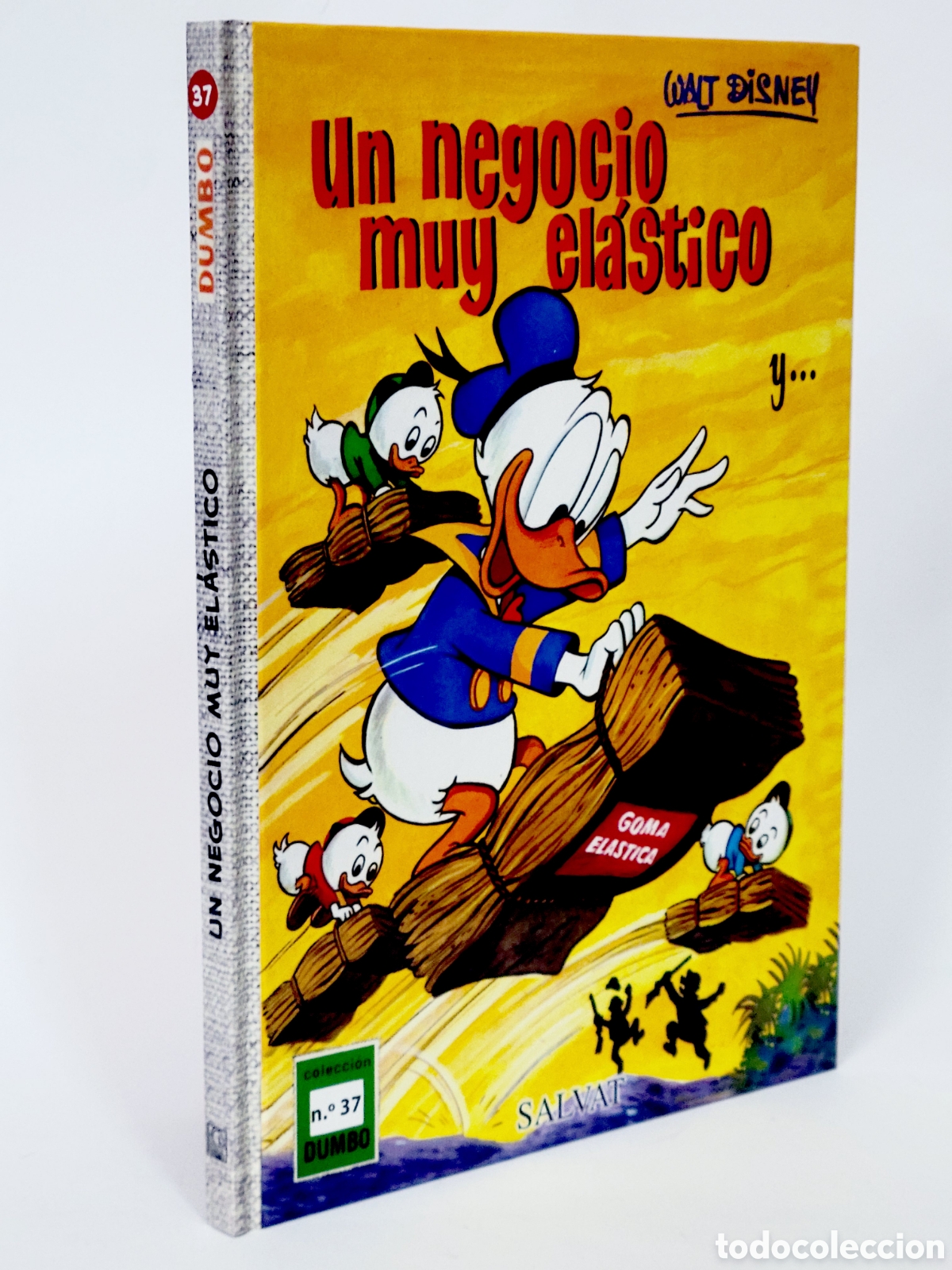 C&oacute;mics: C&Oacute;MIC COLECCI&Oacute;N DUMBO 37 UN NEGOCIO MUY EL&Aacute;STICO WALT DISNEY SALVAT TAPA DURA DE KIOSCO