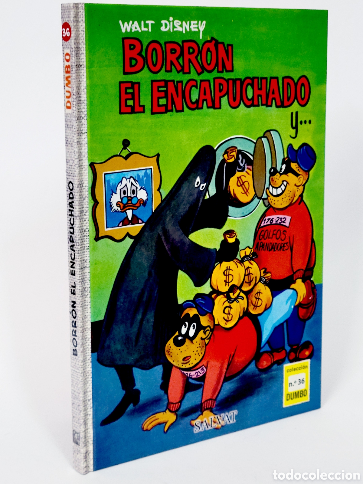 C&oacute;mics: C&Oacute;MIC COLECCI&Oacute;N DUMBO 36 BORR&Oacute;N EL ENCAPUCHADO WALT DISNEY SALVAT TAPA DURA DE KIOSCO