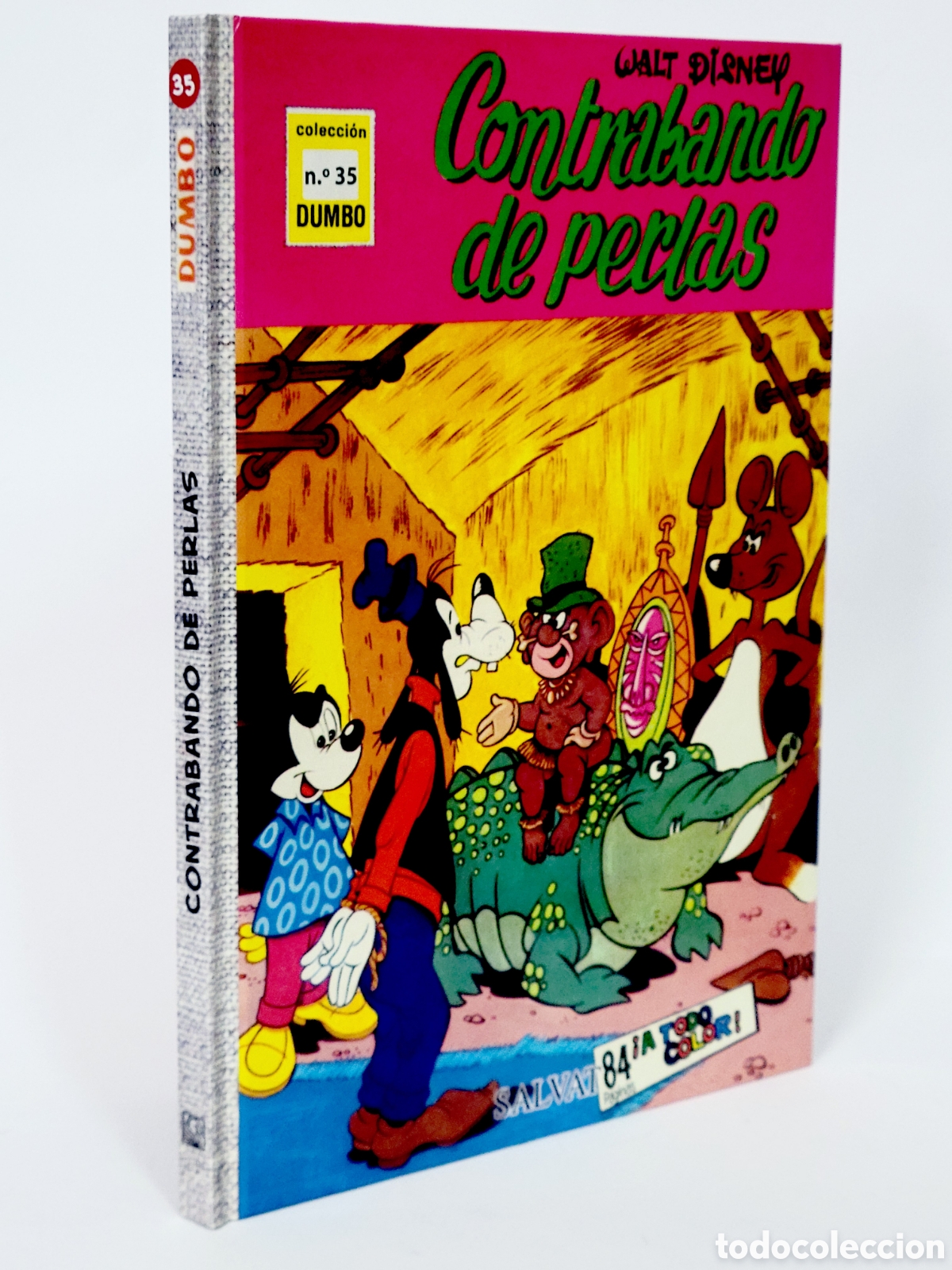 C&oacute;mics: C&Oacute;MIC COLECCI&Oacute;N DUMBO 35 CONTRABANDO DE PERLAS WALT DISNEY SALVAT TAPA DURA DE KIOSCO