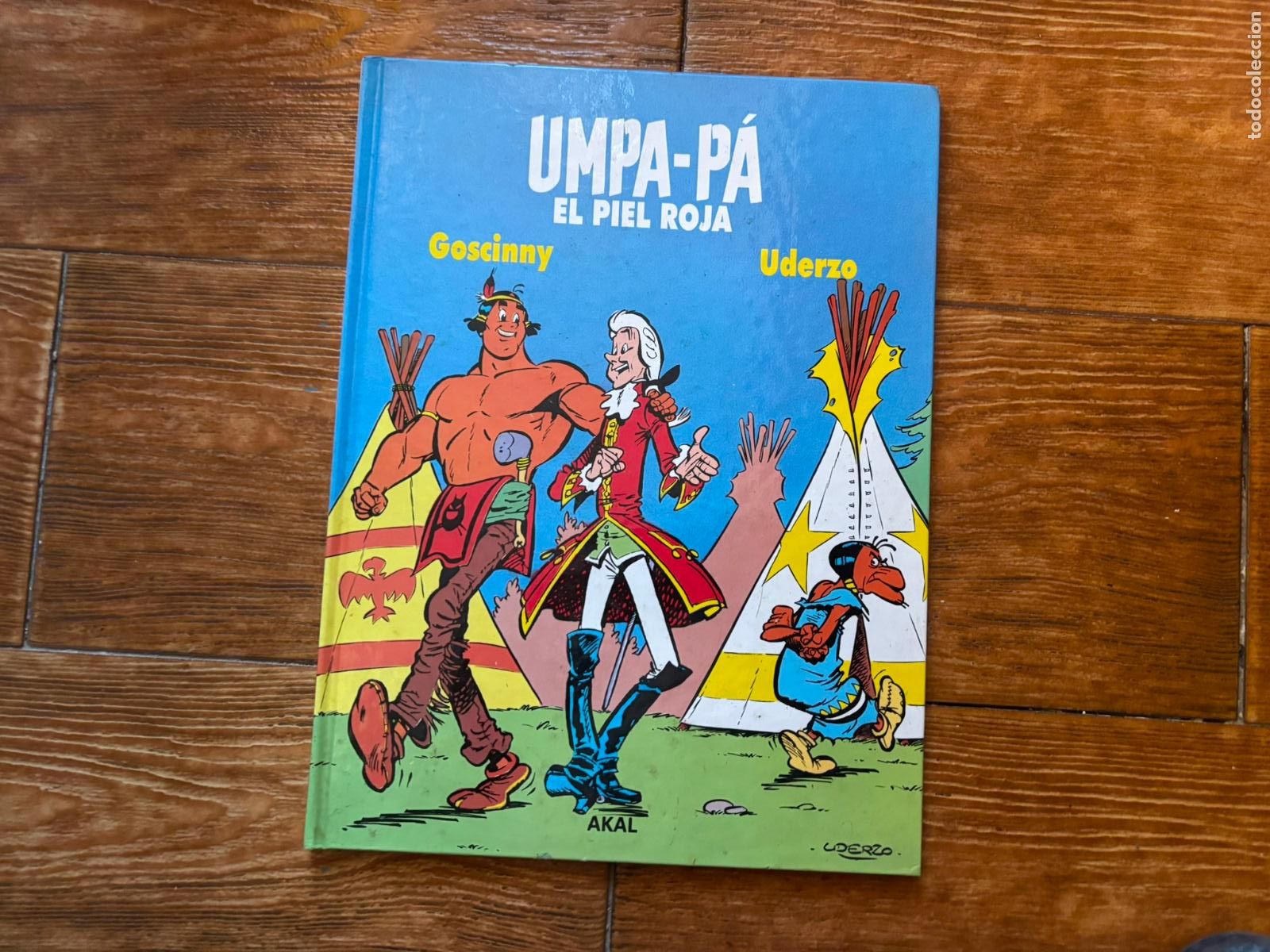C&oacute;mics: UMPA-P&Aacute; EL PIEL ROJA N&ordm; 1 - OUMPAH-PAH EDITORIAL AKAL 1989 TAPA DURA