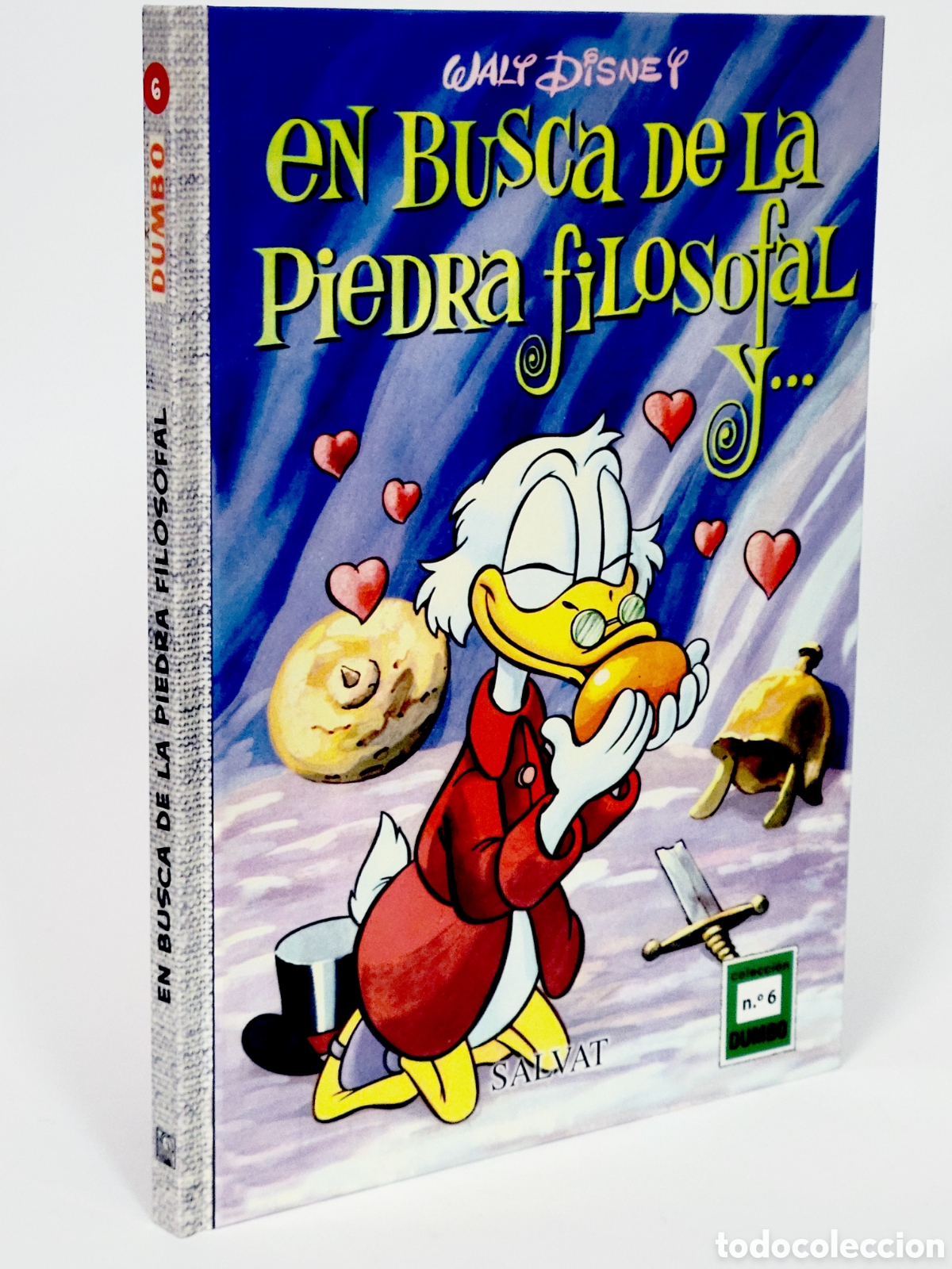 C&oacute;mics: C&Oacute;MIC COLECCI&Oacute;N DUMBO 6 EN BUSCA DE LA PIEDRA FILOSOFAL WALT DISNEY SALVAT TAPA DURA DE KIOSCO
